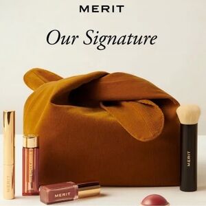 Merit Beauty Signature Makeup Bag